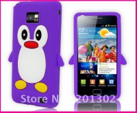 Etui silicone Pingoin pour Samsung Galasy SII I9100