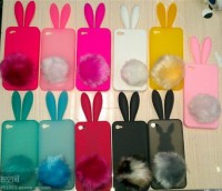 Coque lapin en silicone pour Iphone 4 et 4S